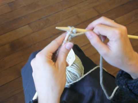 apprendre a tricoter le point jersey