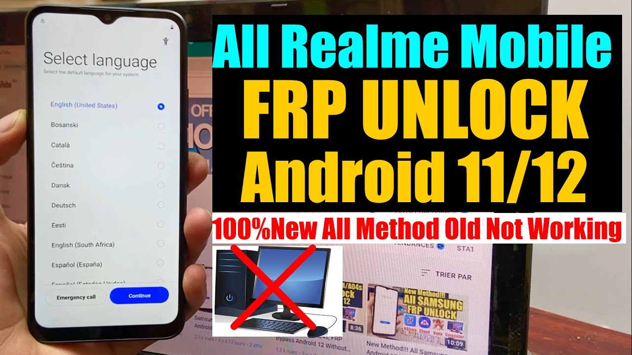 All Realme Mobile FRP Google Account Bypass Android All Realme Mobile FRP Google Account Bypass Android