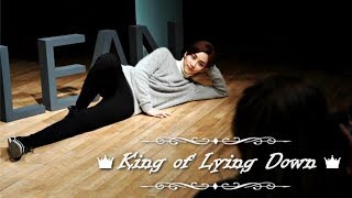 Seventeen Jeonghan Lying down anywhere everywhere