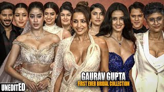 Uncut Gaurav Gupta First Ever Bridal Couture Collection In Mumbai Star-Studded Redcarpet
