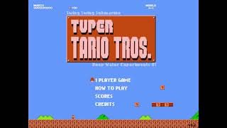 Tuper Tario Tros. Mario & Tetris Flash Game Full Gameplay