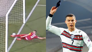 Ronaldo goal disallowed - Portugal v Serbia 2021 - Portugal robbed - World Cup 2