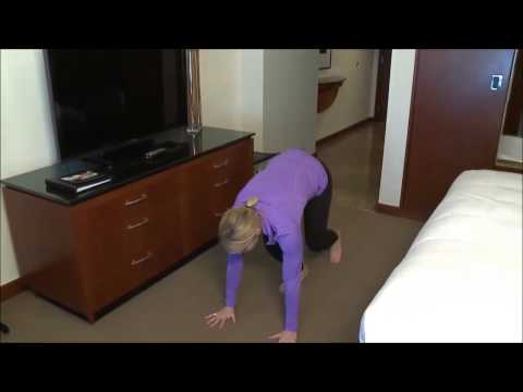 Hotel Room Yoga Series While Traveling