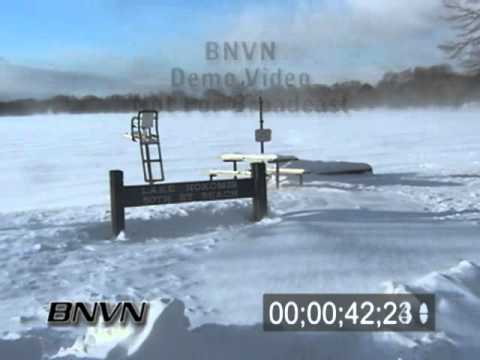 2/11/2003 Blowing Snow Stock Video