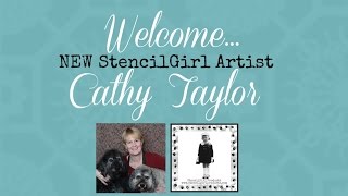 StencilGirl Welcomes Cathy New Artist Cathy Taylor