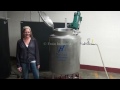 Highland 100 GAL 304 Stainless Steel Jacketed and Insulated Tank Demonstration