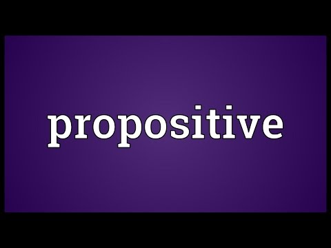 Header of Propositive