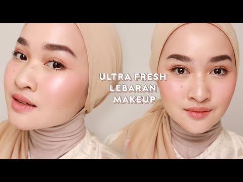 ULTRA FRESH & GLOWY LEBARAN MAKEUP TUTORIAL ! | Kiara Leswara - YouTube