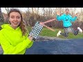 Ultimate Sis Vs Bro PAUSE CHALLENGE!! (I Control Stephen Sharer’s Life for a Day with Giant Remote)