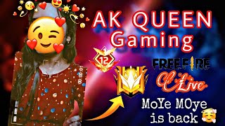 Ak Queen On Live 🔥🥳/AK Queen Gaming 🔥/#freefiremaxlive #tamil #freefire #viral