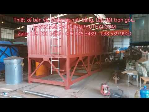 Silo xi măng 20 tấn, 40 tấn, 60 tấn, 80 tấn, 100 tấn, silo chứa xi măng nằm, silo xi măng đứng.
