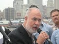 Dr. Ahmad Jaber, Dawood Mosque, reads from Qu'ran, Brooklyn Heights Promenade, Sept 11, 2011