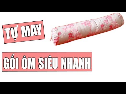 DIY HOW TO SEW A PILLOW | TỰ MAY GỐI ÔM SIÊU NHANH | Ặt Củ Tỏi DIY