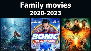 Family Movies From The Years 2020 To 2023