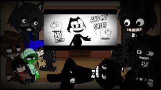 Terrible Mousebig Bad Wolf React To Run Away Cartoon Cat Song