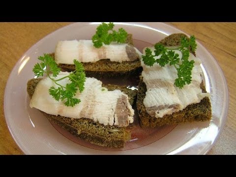 Шпик из сала в домашних условиях Шпик из сала в домашних условиях