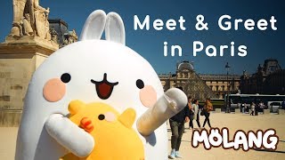 MOLANG is visiting PARIS (LE LOUVRE) | Meet Up with FANS
