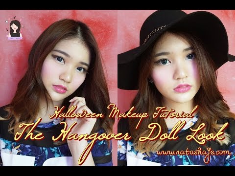 [Violet Brush] The Hangover Doll Makeup Tutorial for Halloween - YouTube