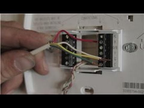 Central Air Conditioning Information : How to Wire a Digital Thermostat