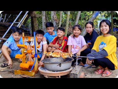 Mực Khủng Lồ Nướng Muối Ớt Siêu Cay Bằng Dụng Cụ Nướng Mới Nâng Cấp.