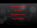 Nevada Middle School : 7th Grade Band (2013) : Morpheus by Robert W. Smith