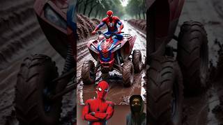 Marvel Superheroes Riding Atv Off Roads