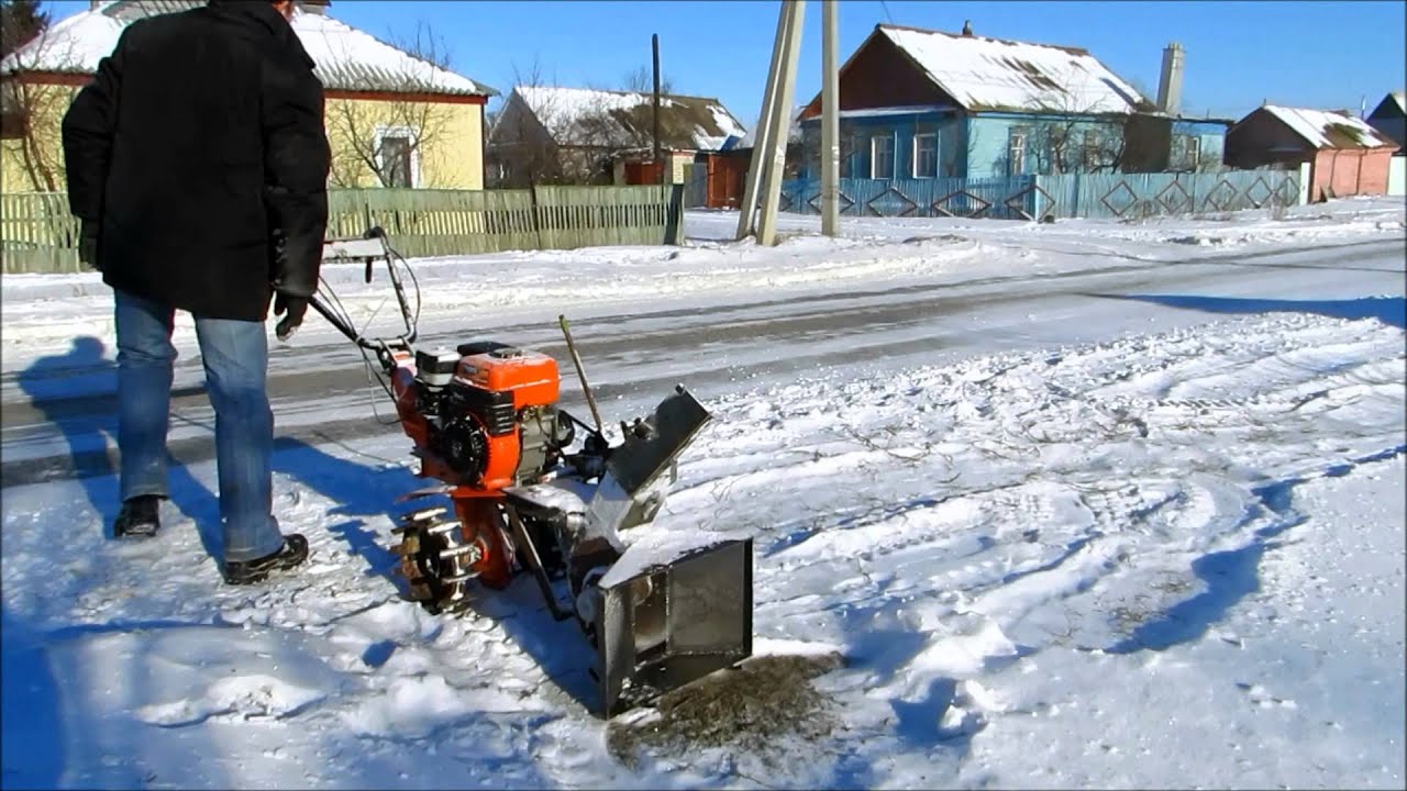 Как сделать снегоуборщик из триммера Как сделать снегоуборщик из триммера