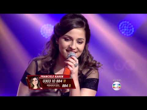 Franciele Karen canta 'Clarity' no The Voice Brasil - Shows ao Vivo | 4ª Temporada
