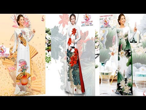 37 MẪU ÁO DÀI TRẮNG ĐẸP TINH KHÔI 2019 💝 Vải Áo Dài S