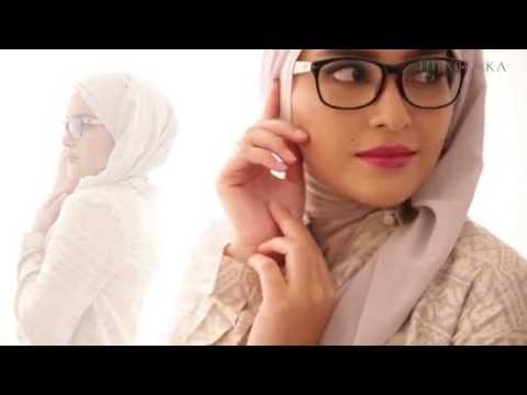Tutorial Chiffon Hijab for Office Look by Hijabenka.com - YouTube
