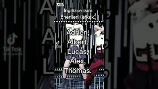İngilizce Isim Öneriler Erkek Kız Versionu Ilk Videomda