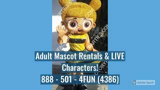 LOL Dolls Birthday Party Characters | LOL Dolls Adult Mascot Costume Rentals