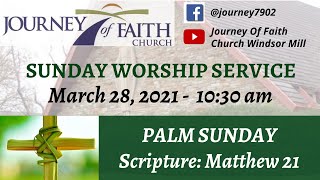 Worship Srervice - Sunday, March 28, 2021