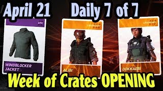 Crates Opening :: April 21 :: Daily 7 of 7 🞔 No Commentary 🞔 Ghost Recon Wildlands