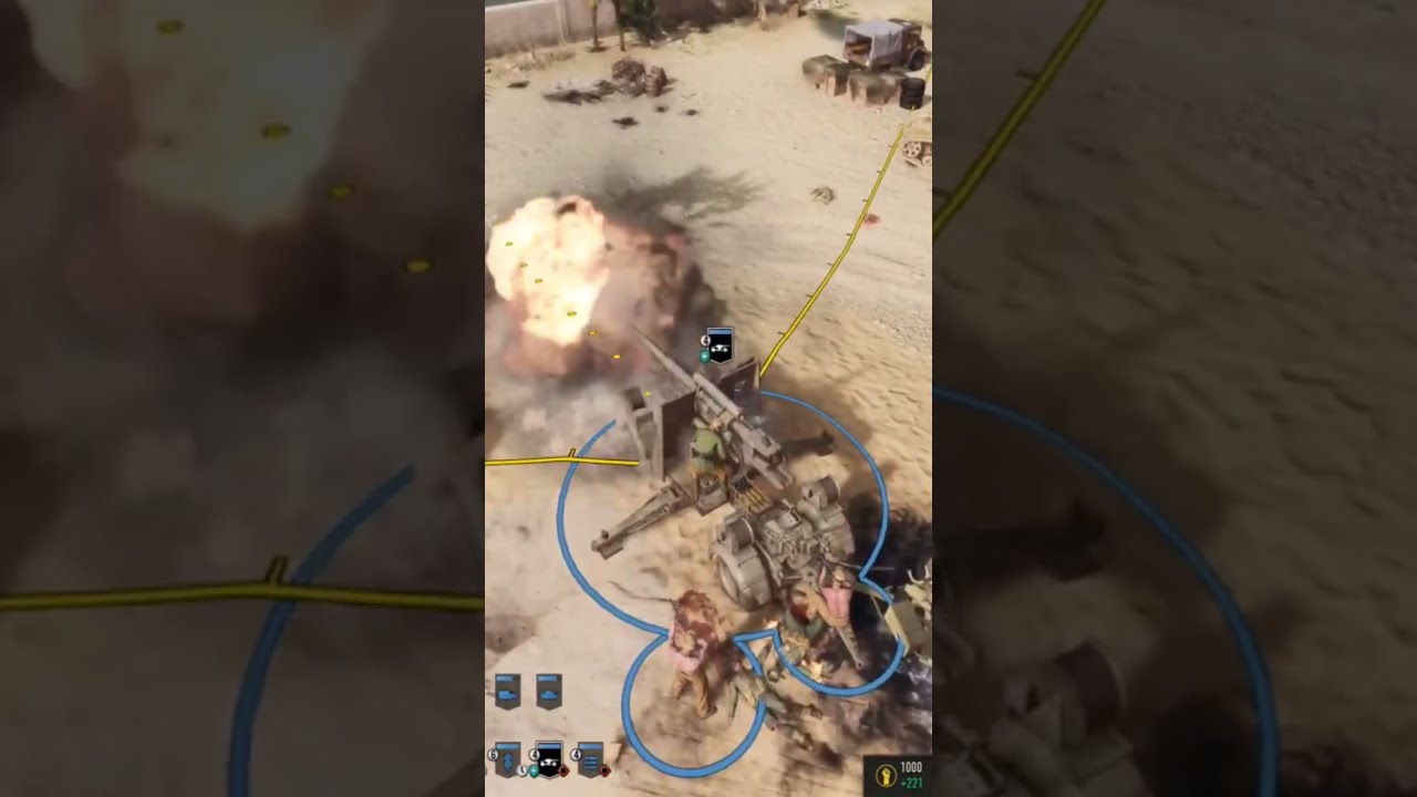 Flak 88 Comparation COH1 Vs COH3 #shorts #shortsvideo Flak 88 Comparation COH1 Vs COH3 #shorts #shortsvideo