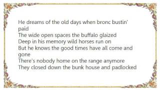 Watch Chris Ledoux Theres Nobody Home On The Range Anymore video