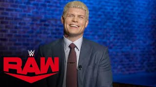 Cody Rhodes lays out plans for 2023 Raw, Dec. 26, 2022
