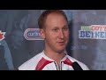 Draw 16 Media Scrum - 2013 Ford World Men's Curling Championship