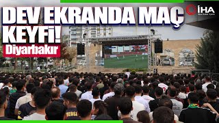 Binlerce Taraftar, Amedspor - Kastamonuspor’u Maçını Dev Ekrandan İzledi