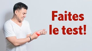 Engourdissements et fourmillements: faites ce test dépistage!