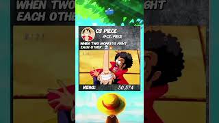 Luffy Vs Goku..