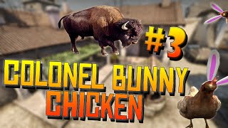 Bison Squad 3 Colonel Bunny Chicken - CS GO competitive funny moments Ep. #6
