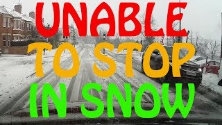 Sliding Down A Snowy Greenhill In Evesham