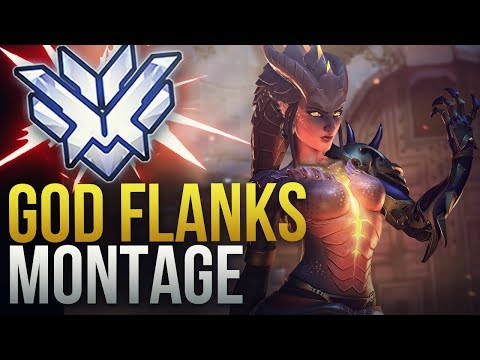 WHEN PROS DO GOD FLANKS - Overwatch Montage
