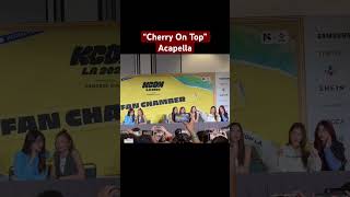Bini Cherry On Top Acapella. Kcon La 2024 Fan Chamber Rising Star Bini