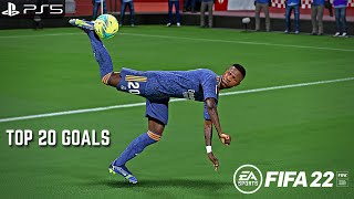 FIFA 22 - TOP 20 GOALS #6 | 4K
