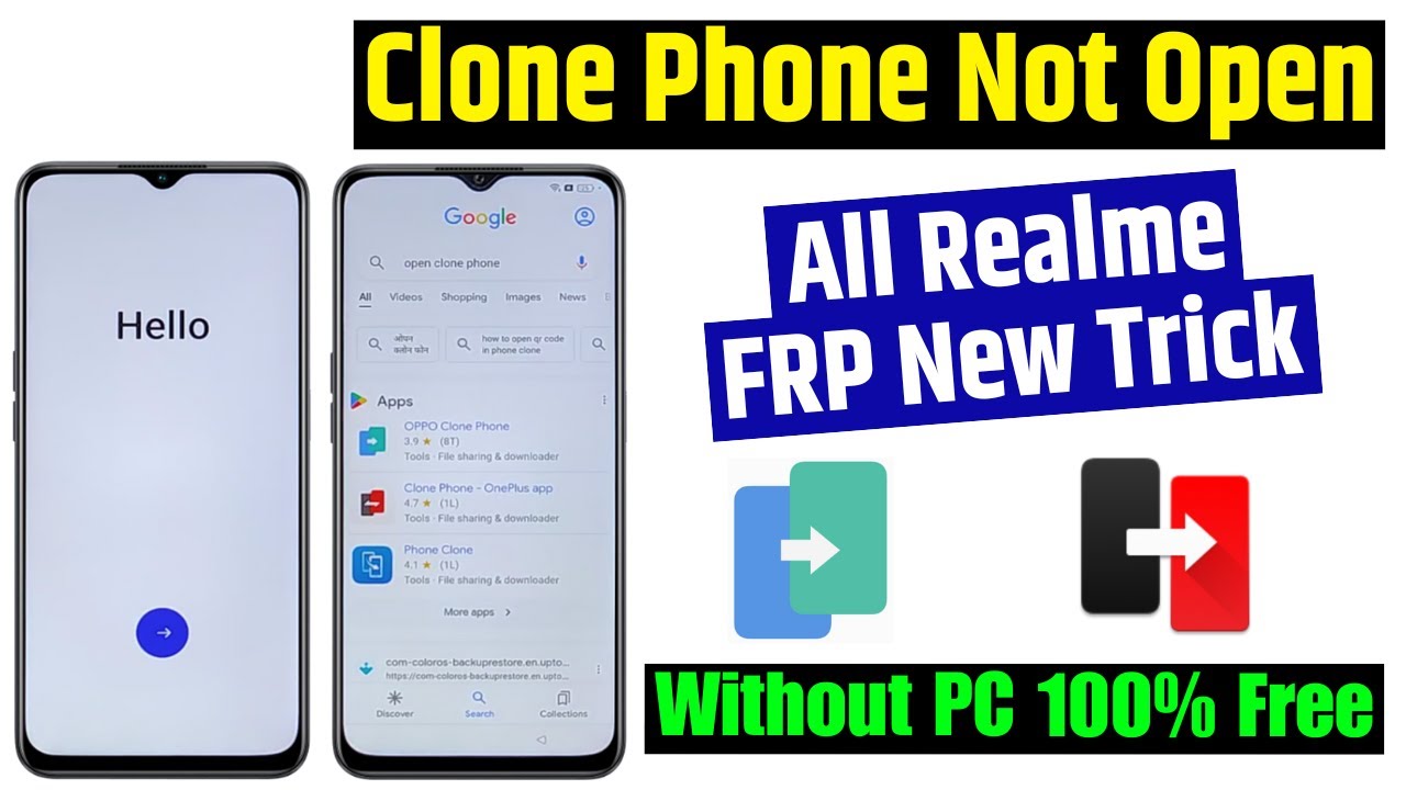 clone phone not open | all realme frp bypass new trick clone phone not open | all realme frp bypass new trick