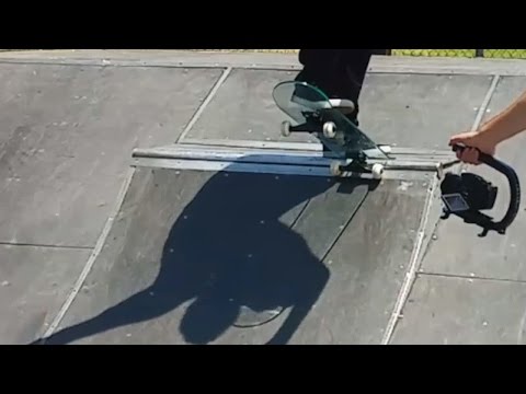 Dangerous Glass Skateboard Shatters Alternate Angle