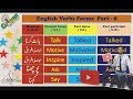 25 English Verbs With Urdu Meaning 08 | 25 Regular verbs in English | V1 V2 V3 | Verbs form Urdu