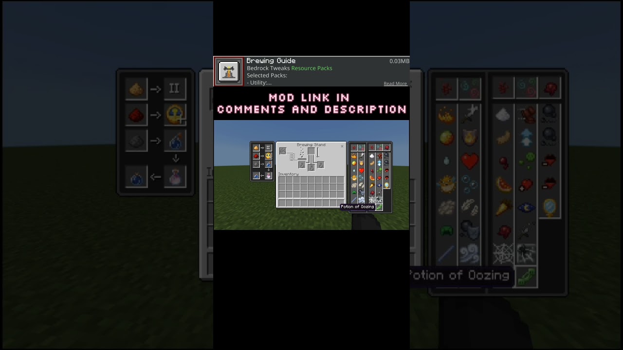 Brewing Guide for mcpe #minecraft #mcpe #mcpemobile Brewing Guide for mcpe #minecraft #mcpe #mcpemobile
